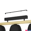 Kép 2/4 - Eglo 43738 Sherburn mennyezeti lámpa, fa díszítéssel, fekete, E27 foglalattal, max. 3x40W, IP20