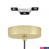 Kép 3/5 - Eglo 43767 Stillington 1 ágú függeszték, fekete díszítéssel, arany, E27 foglalattal, max. 1x40W, IP20