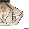 Kép 2/4 - Eglo 43775 Adwickle mennyezeti lámpa, textil burával, bézs, E27 foglalattal, max. 1x40W, IP20