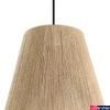 Kép 2/5 - Eglo 43785 Alderney 1 ágú függeszték, natúr, textilfonalból készült burával, bézs, E27 foglalattal, max. 1x40W, IP20
