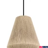 Kép 2/4 - Eglo 43786 Alderney több ágú függeszték, natúr, textilfonalból készült burával, bézs, E27 foglalattal, max. 3x40W, IP20
