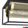 Kép 3/5 - Eglo 43787 Nohales mennyezeti lámpa, fekete, E27 foglalattal, max. 2x40W, IP20