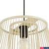 Kép 2/6 - Eglo 43852 Hykeham 1 ágú függeszték, bambusz, barna, E27 foglalattal, max. 1x40W, IP20