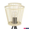 Kép 2/4 - Eglo 43854 Hykeham asztali lámpa, bambusz, barna, E27 foglalattal, max. 1x40W, IP20