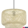 Kép 2/6 - Eglo 43868 Hettonle 1 ágú függeszték, fonott, bambusz, barna, E27 foglalattal, max. 1x40W, IP20
