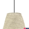 Kép 2/4 - Eglo 43871 Aycliffe 1 ágú függeszték, fonott, rattan, barna, E27 foglalattal, max. 1x40W, IP20