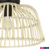 Kép 2/5 - Eglo 43872 Glyneath mennyezeti lámpa, fonott, homok, rattan, barna, E27 foglalattal, max. 1x40W, IP20