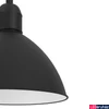 Kép 3/5 - Eglo 43878 Priddy 1 ágú függeszték, fekete, E27 foglalattal, max. 1x40W