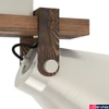Kép 3/5 - Eglo 43949 Cawton mennyezeti lámpa, ezüst, E27 foglalattal, max. 2x40W, IP20