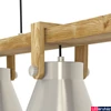Kép 3/5 - Eglo 43952 Cawton függeszték, ezüst, E27 foglalattal, max. 3x40W, IP20