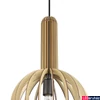 Kép 2/4 - Eglo 900151 Velasco 1 ágú függeszték, fa, E27 foglalattal, max. 1x40W, IP20