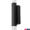 Kép 2/4 - Eglo 900617 Alcudia fürdőszobai fali lámpa, fekete, 1200 lm, 3000K melegfehér, beépített LED, 2x5,5W, IP44