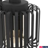 Kép 3/5 - Eglo 900672 Selinus kültéri fali lámpa, fekete, E27 foglalattal, max. 1x40W, IP65