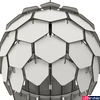 Kép 3/5 - Eglo 900847 Mattanza 1 ágú függeszték, szürke, E27 foglalattal, max. 1x40W, IP20