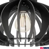 Kép 3/5 - Eglo 900999 Cossano 3 mennyezeti lámpa, fekete, E27 foglalattal, max. 1x40W, IP20