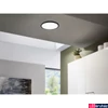 Kép 3/4 - Eglo 98871 Fueva Flex LED panel, süllyesztett, 22,5cm, fekete, kör, 2800 lm, 4000K természetes fehér, beépített LED, 22W, IP20, 225mm átmérő