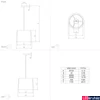 Kép 3/5 - Eglo 99439 Segezia 1 ágú függeszték, fekete, E27 foglalattal, max. 1x40W, IP20