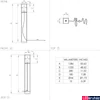 Kép 3/4 - Eglo 99798 Libertad állólámpa, fa részletekkel, fekete, E27 foglalattal, max. 1x40W, IP20