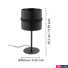 Kép 4/4 - Eglo 390035 Paraguaio asztali lámpa, gyöngyös részlettel, zsinórkapcsolóval, fekete, E27 foglalattal, max. 1x40W, IP20