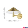 Kép 4/5 - Eglo 390273 Paraguay fali lámpa, sárga réz, 1360 lm, 3000K melegfehér, beépített LED, 1x12W, IP20