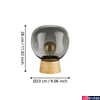Kép 4/5 - Eglo 390321 Magacela asztali lámpa, fekete, E27 foglalattal, max. 1x40W, IP20