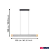 Kép 4/6 - Eglo 390386 Vallelado függeszték, szürke, 2150;500 lm, 3000K melegfehér, beépített LED, 1x18W+1x4,2W, IP20