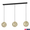 Kép 4/4 - Eglo 39757 Skoura több ágú függeszték, 3db lámpafejjel, réz, E27 foglalattal, max. 3x60W, IP20