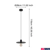 Kép 3/4 - Eglo 43731 Ikeston 1 ágú függeszték, rácsos, fekete, E27 foglalattal, max. 1x40W, IP20