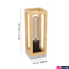 Kép 2/3 - Eglo 43746 Nafferton asztali lámpa, zsinórkapcsolóval, fa, E27 foglalattal, max. 1x40W, IP20