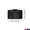 Kép 3/4 - Eglo 43794 Manby mennyezeti lámpa, 1db foglalattal, rácsos, fekete, E27 foglalattal, max. 1x40W, IP20