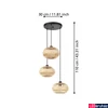 Kép 4/5 - Eglo 43864 Amsfield 1 függeszték, fekete, E27 foglalattal, max. 3x40W, IP20