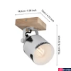 Kép 3/3 - Eglo 43921 Kilburn mennyezeti lámpa, fa, E27 foglalattal, max. 1x40W, IP20