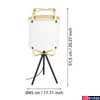 Kép 4/5 - Eglo 43934 Surfleet asztali lámpa, bambusz, E27 foglalattal, max. 1x40W, IP20