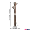 Kép 4/5 - Eglo 43954 Cawton állólámpa, ezüst, E27 foglalattal, max. 2x40W, IP20