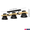 Kép 4/5 - Eglo 43955 Maccles mennyezeti lámpa, fekete, E27 foglalattal, max. 3x15W, IP20