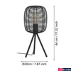 Kép 4/5 - Eglo 43967 Rinroe asztali lámpa, fekete, E27 foglalattal, max. 1x40W, IP20