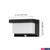 Kép 4/8 - Eglo 48968 Utrera kültéri fali lámpa, szolár, fekete, 800 lm, SOLAR-beépített LED, 32x0,12W, IP44