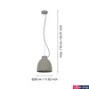 Kép 3/4 - Eglo 900159 Camasca függeszték, szürke, E27 foglalattal, max. 1x40W, IP20