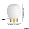 Kép 2/3 - Eglo 900307 Manzanares asztali lámpa, arany, E27 foglalattal, max. 1x40W, IP20