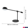 Kép 2/3 - Eglo 900353 Clavellina asztali lámpa, fekete, 800 lm, 3000K melegfehér, beépített LED, 1x6,8W, IP20