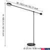 Kép 2/3 - Eglo 900354 Clavellina állólámpa, fekete, 2210 lm, 3000K melegfehér, beépített LED, 24W, IP20