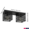 Kép 3/4 - Eglo 900356 Piedritas mennyezeti lámpa, fekete, E27 foglalattal, max. 2x40W, IP20