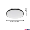 Kép 3/5 - Eglo 900366 Pinetto fürdőszobai mennyezeti lámpa, fehér, 1900 lm, 4000K természetes fehér, beépített LED, 15,6W, IP44