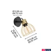 Kép 3/4 - Eglo 900382 Sambatello fali lámpa, réz, E27 foglalattal, max. 1x40W, IP20