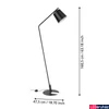 Kép 2/3 - Eglo 900394 Oneda állólámpa, fekete, E27 foglalattal, max. 1x40W, IP20