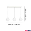 Kép 4/6 - Eglo 900395 Rondo függeszték, arany, E27 foglalattal, max. 3x40W, IP20