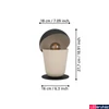 Kép 2/3 - Eglo 900396 Batabano asztali lámpa, homok, E27 foglalattal, max. 1x40W, IP20