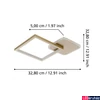 Kép 3/5 - Eglo 900424 Gafares mennyezeti lámpa, arany, 2100 lm, 3000K-6500K szabályozható, beépített LED, 15W, IP20