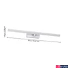 Kép 3/4 - Eglo 900476 Verdello fürdőszobai fali lámpa, fehér, 750 lm, beépített LED, 5W, IP44