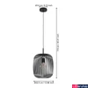 Kép 3/5 - Eglo 900494 Romazzina 1 ágú függeszték, fekete, E27 foglalattal, max. 1x40W, IP20
